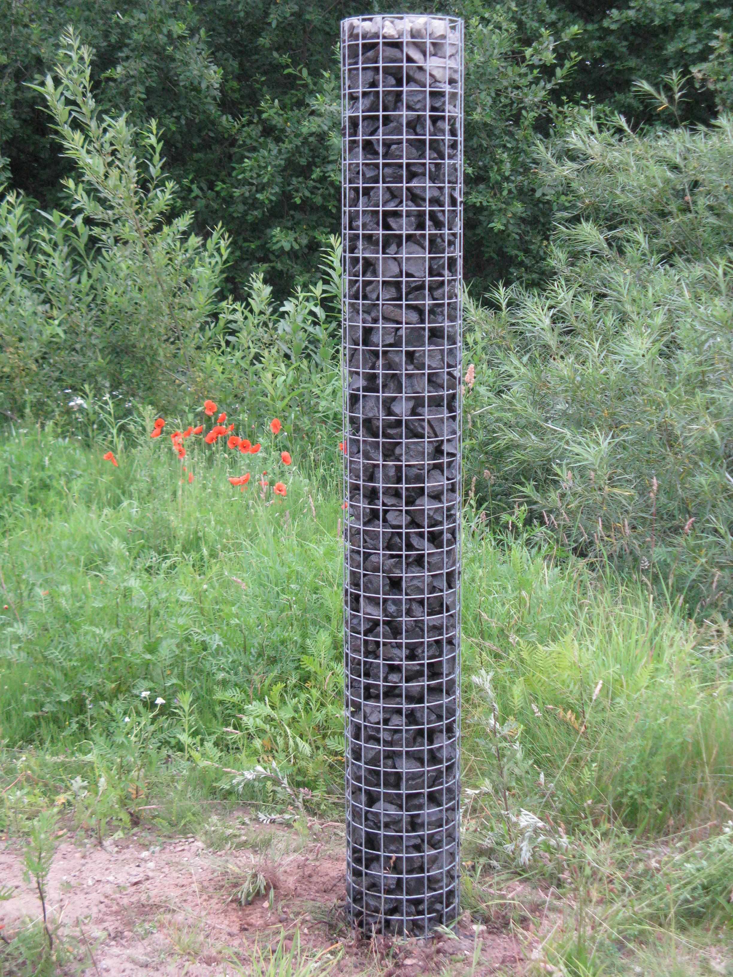 Gabion column diameter 32 cm MW 5 x 5 cm round