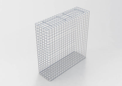 Gabion varmgalvaniseret 102 cm x 102 cm x 32 cm, maskestørrelse 5 cm x 5 cm, fuldsvejset