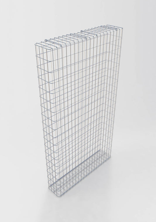 Gabion hot-dip galvanized 102 cm x 182 cm x 22 cm, mesh size 5 cm x 10 cm, fully welded