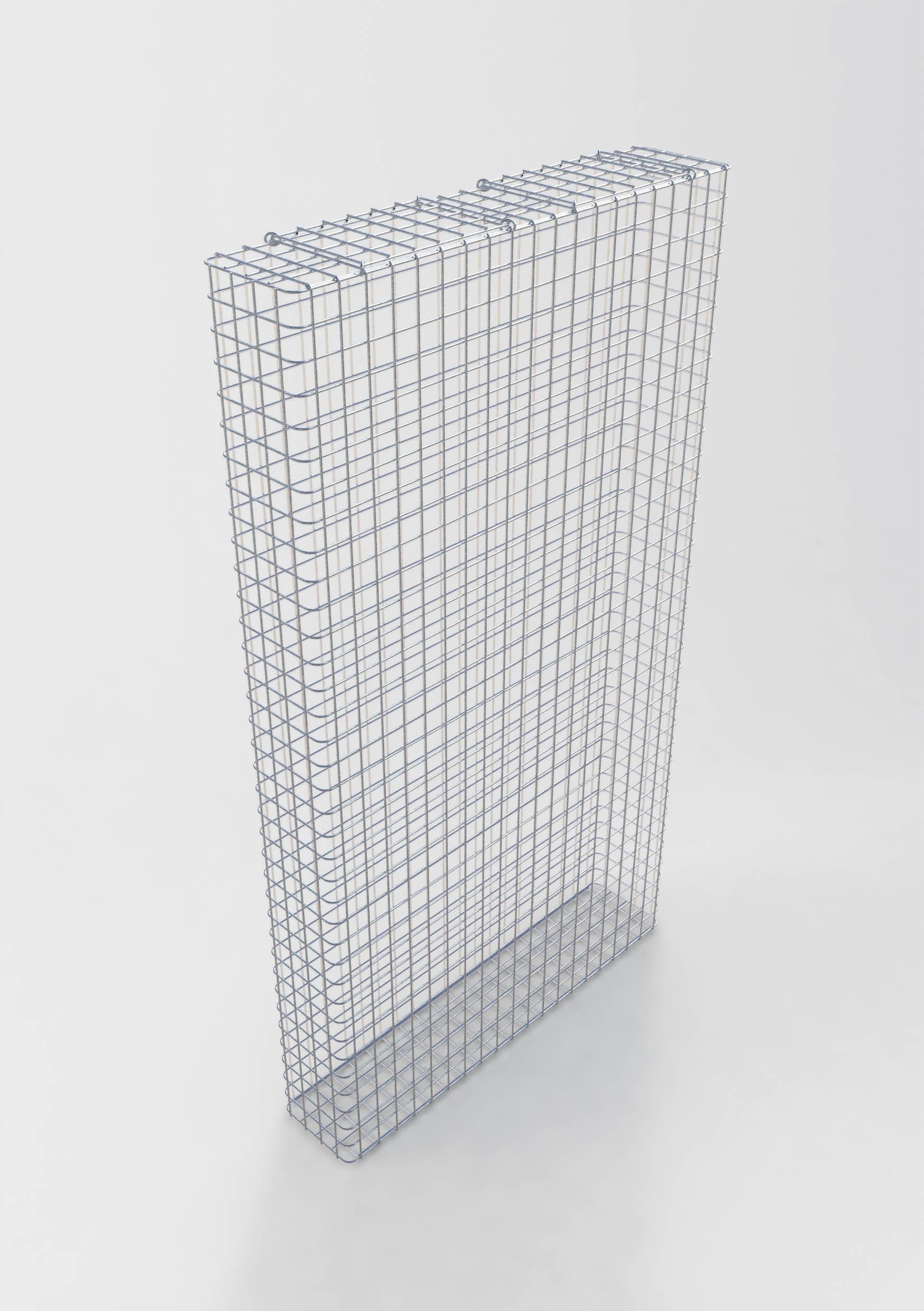 Thermisch verzinkte schanskorf 102 cm x 182 cm x 22 cm, maaswijdte 5 cm x 5 cm, voorgelast