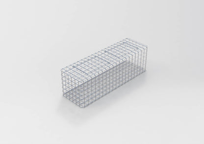 Gabion galvanisé à chaud 102 cm x 32 cm x 32 cm, mailles 5 cm x 5 cm, entièrement soudé