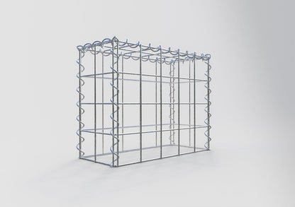 Gabion rapporté type 3 50 cm x 40 cm x 20 cm (L x H x P), mailles 10 cm x 10 cm, spirale