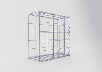 Opvokset gabion type 2 50 cm x 50 cm x 20 cm (L x H x D), maskestørrelse 10 cm x 10 cm, spiral