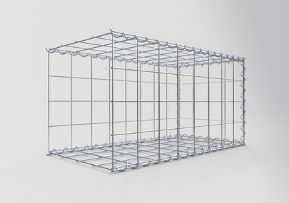 Gabião tipo 2 80 cm x 40 cm x 40 cm (C x A x P), malhagem 10 cm x 10 cm, espiral