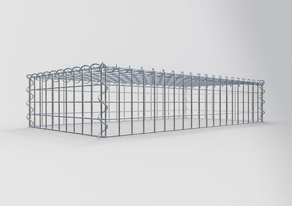 Gavión complementario tipo 3 100 cm x 20 cm x 50 cm (L x A x P), malla 5 cm x 5 cm, espiral