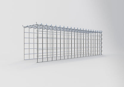 Gabião Tipo 4 100 cm x 30 cm x 20 cm (C x A x P), malhagem 5 cm x 5 cm, espiral