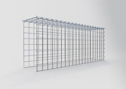 Add-on schanskorf type 4 100 cm x 40 cm x 20 cm (L x H x D), maaswijdte 5 cm x 5 cm, spiraalvormig