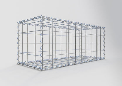 Gabbione 100 cm x 40 cm x 40 cm (L x H x P), maglia 10 cm x 10 cm, spirale