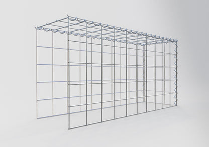 Gabião tipo 4 100 cm x 50 cm x 30 cm (C x A x P), malhagem 10 cm x 10 cm, espiral