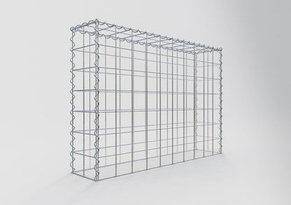 Gavión adulto tipo 3 100 cm x 70 cm x 20 cm (largo x alto x profundidad), tamaño de malla 10 cm x 10 cm, espiral