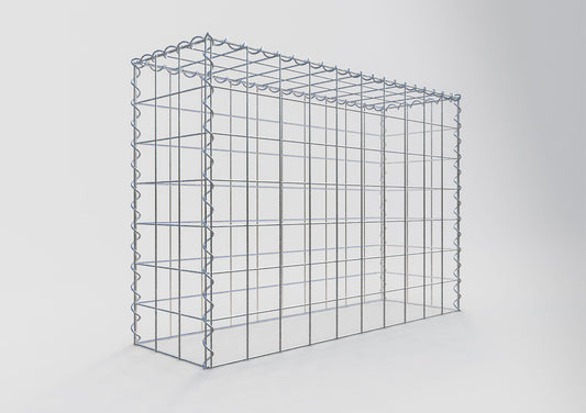 Gabião tipo 3 100 cm x 70 cm x 30 cm (C x A x P), malhagem 10 cm x 10 cm, espiral