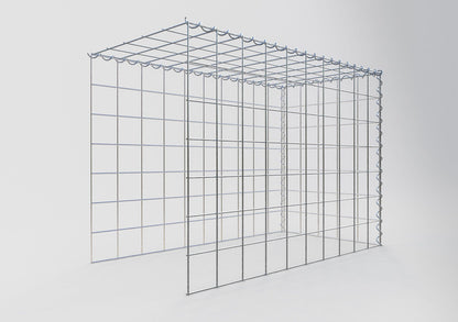 Add-on schanskorf type 4 100 cm x 70 cm x 50 cm (L x H x D), maaswijdte 10 cm x 10 cm, spiraal