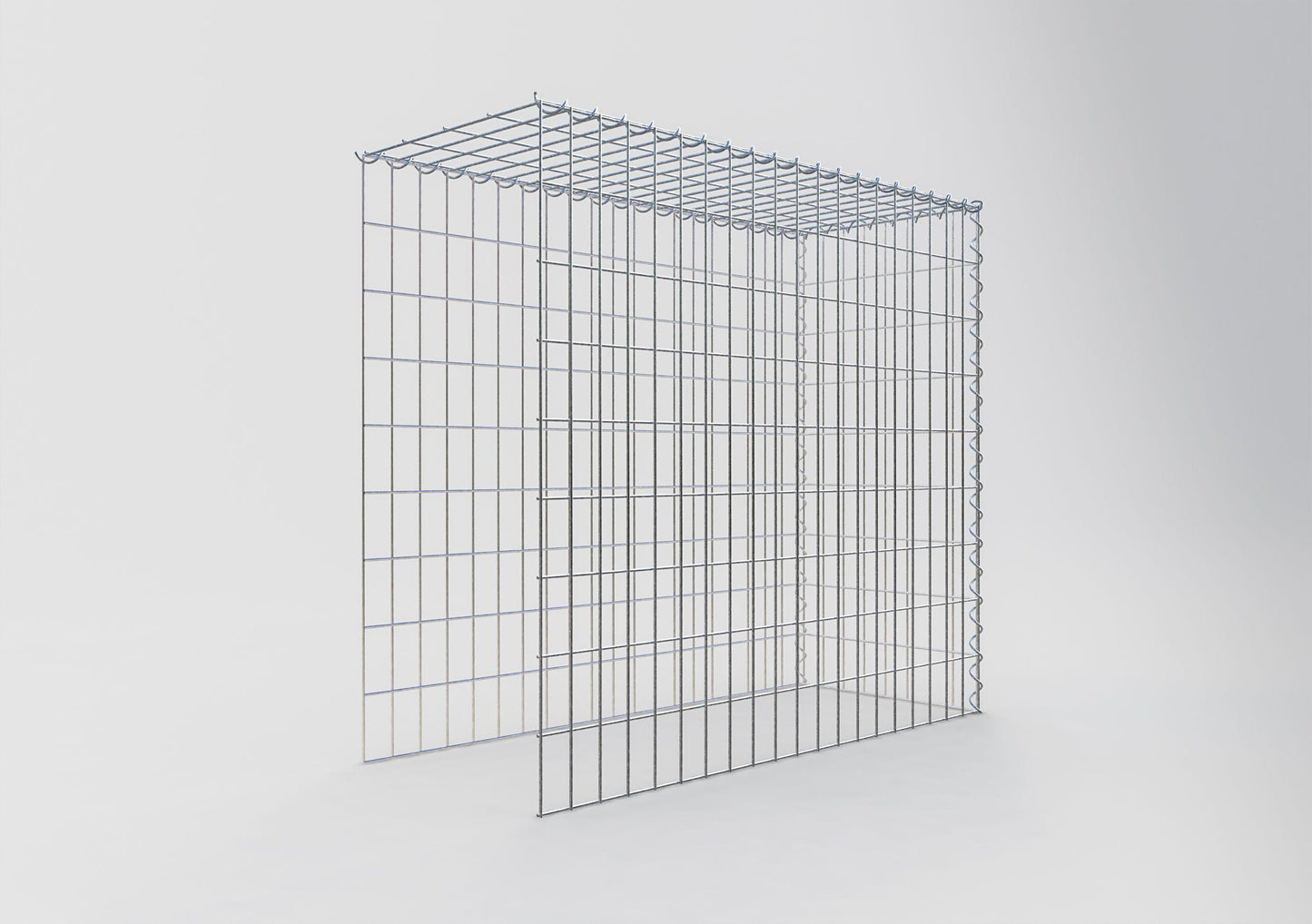 Gavión complementario tipo 4 100 cm x 90 cm x 40 cm (L x A x P), malla 5 cm x 10 cm, espiral