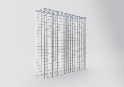 Gabião tipo 4 100 cm x 100 cm x 20 cm (C x A x P), malhagem 5 cm x 5 cm, espiral