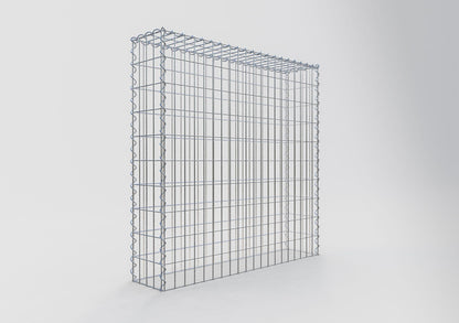 Gabião tipo 3 100 cm x 100 cm x 20 cm (C x A x P), malhagem 5 cm x 10 cm, espiral