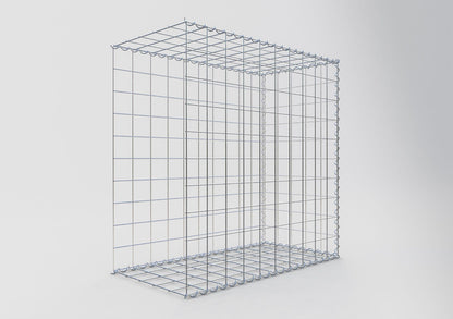 Gabion rapporté type 2 100 cm x 100 cm x 50 cm (L x H x P), mailles 10 cm x 10 cm, spirale