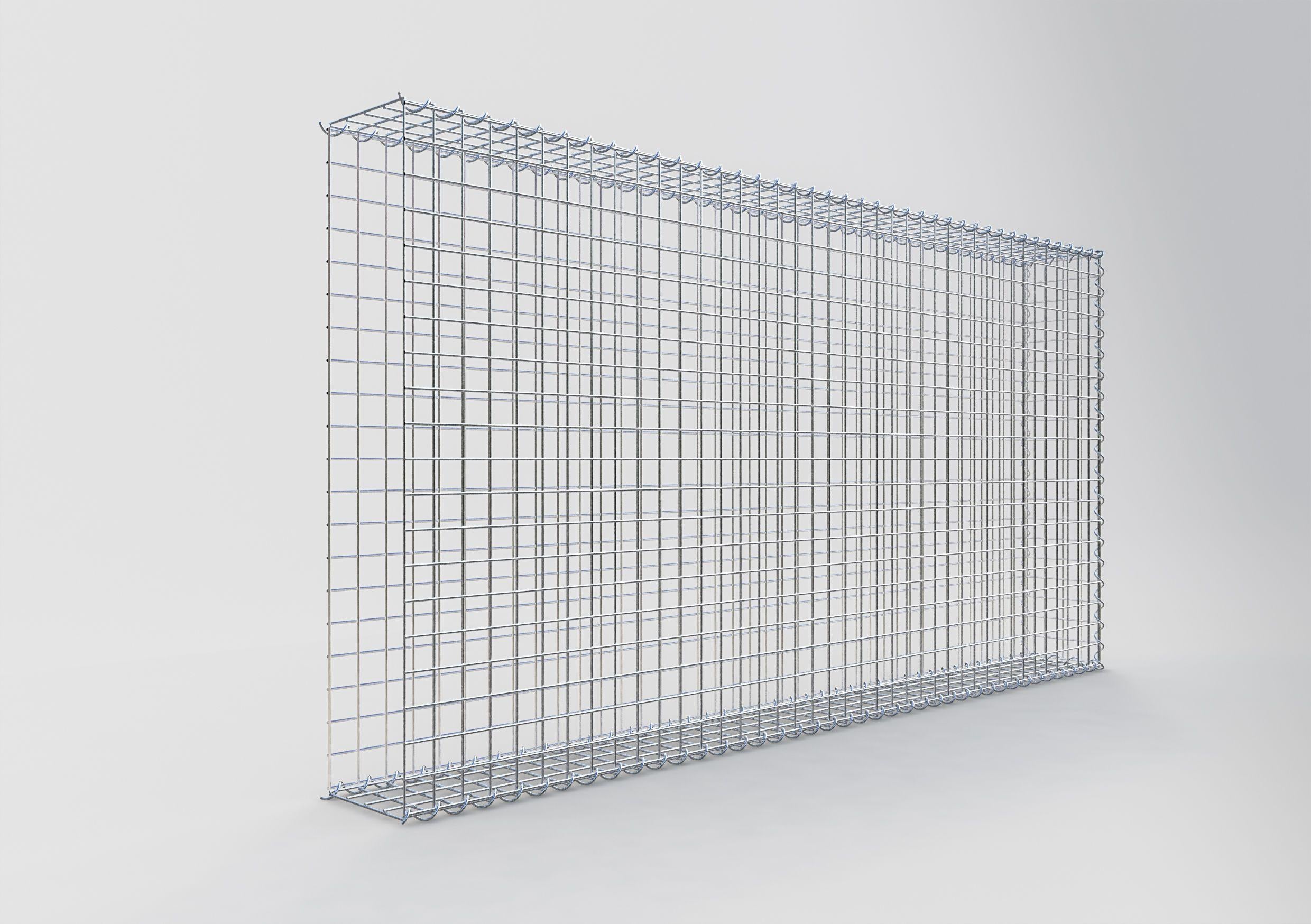 Add-on schanskorf type 2 200 cm x 100 cm x 20 cm (L x H x D), maaswijdte 5 cm x 5 cm, spiraalvormig