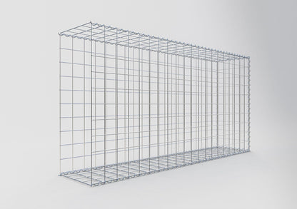 Anbaugabione Typ 2 200 cm x 100 cm x 40 cm (L x H x T), Maschenweite 10 cm x 10 cm, Spirale