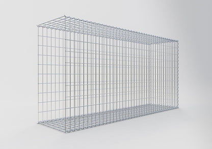 Grown-on gabion type 2 200 cm x 100 cm x 50 cm (L x H x D), mesh size 5 cm x 10 cm, spiral