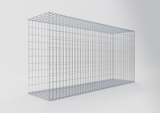 Gavión complementario tipo 2 200 cm x 100 cm x 50 cm (L x A x P), malla 5 cm x 10 cm, espiral