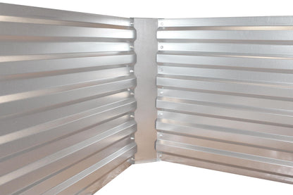 Lit surélevé galvanisé tôle (184 x 60 x 90 cm)