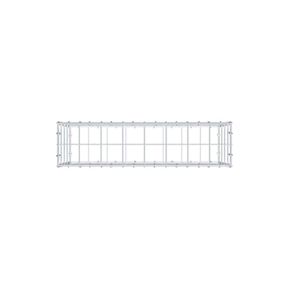 Gabião 80 cm x 40 cm x 20 cm (C x A x P), malhagem 10 cm x 10 cm, anel C