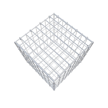 Schanskorf 40 cm x 40 cm x 40 cm (L x H x D), maaswijdte 5 cm x 10 cm, C-ring