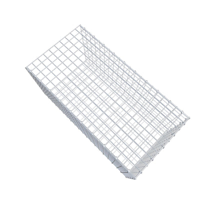 Fästbar gabion typ 2 100 cm x 50 cm x 50 cm (L x H x D), maskstorlek 5 cm x 5 cm, C-ring