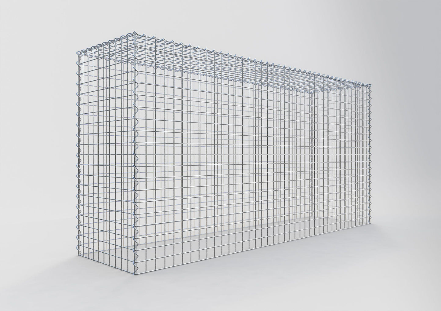 Add-on schanskorf type 3 200 cm x 100 cm x 50 cm (L x H x D), maaswijdte 5 cm x 5 cm, spiraalvormig