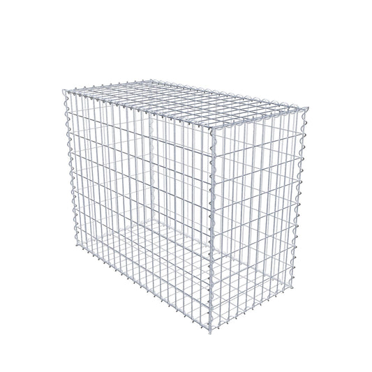Gabion 100 cm x 80 cm x 50 cm (L x H x D), maskstorlek 5 cm x 10 cm, spiral
