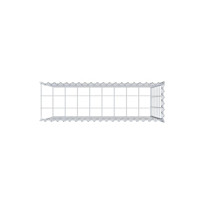 Opvokset gabion type 4 100 cm x 80 cm x 30 cm (L x H x D), maskestørrelse 10 cm x 10 cm, spiral