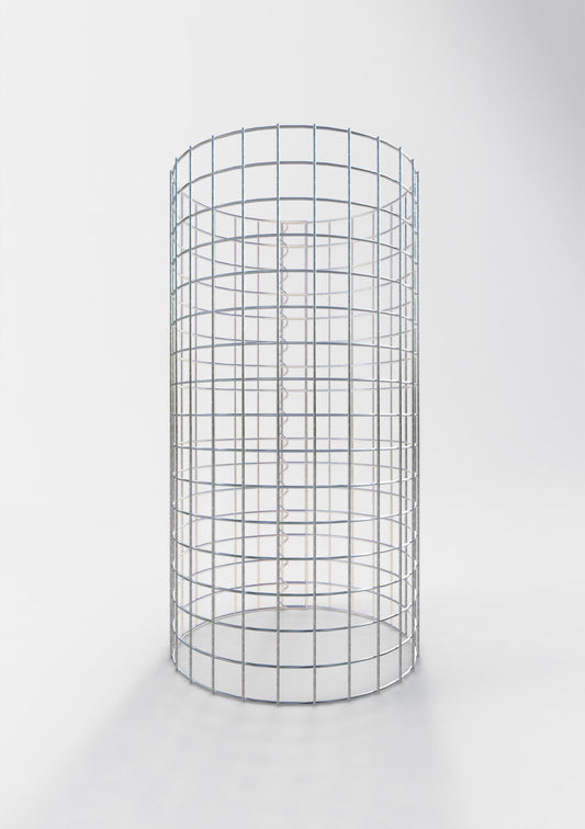 Gabionensäule rund 42 cm Durchmesser, 80 cm Höhe, Maschenweite 5 cm x 5 cm
