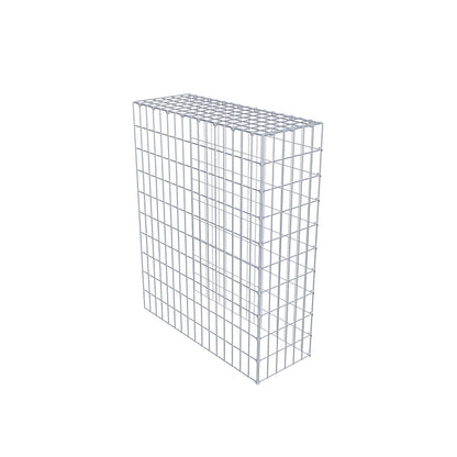 Gabbione aggiuntivo tipo 4 100 cm x 80 cm x 30 cm (L x H x P), maglia 5 cm x 10 cm, anello a C