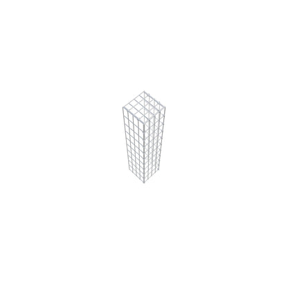 Add-on schanskorf type 4 100 cm x 20 cm x 20 cm (L x H x D), maaswijdte 5 cm x 10 cm, C-ring