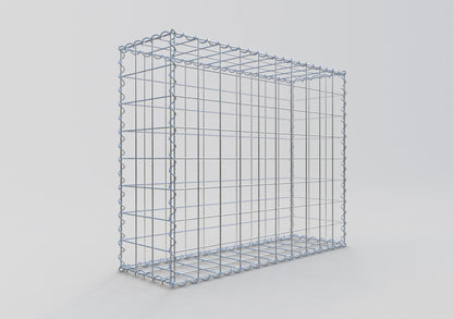 Gabião 100 cm x 80 cm x 30 cm (C x A x P), malhagem 10 cm x 10 cm, espiral