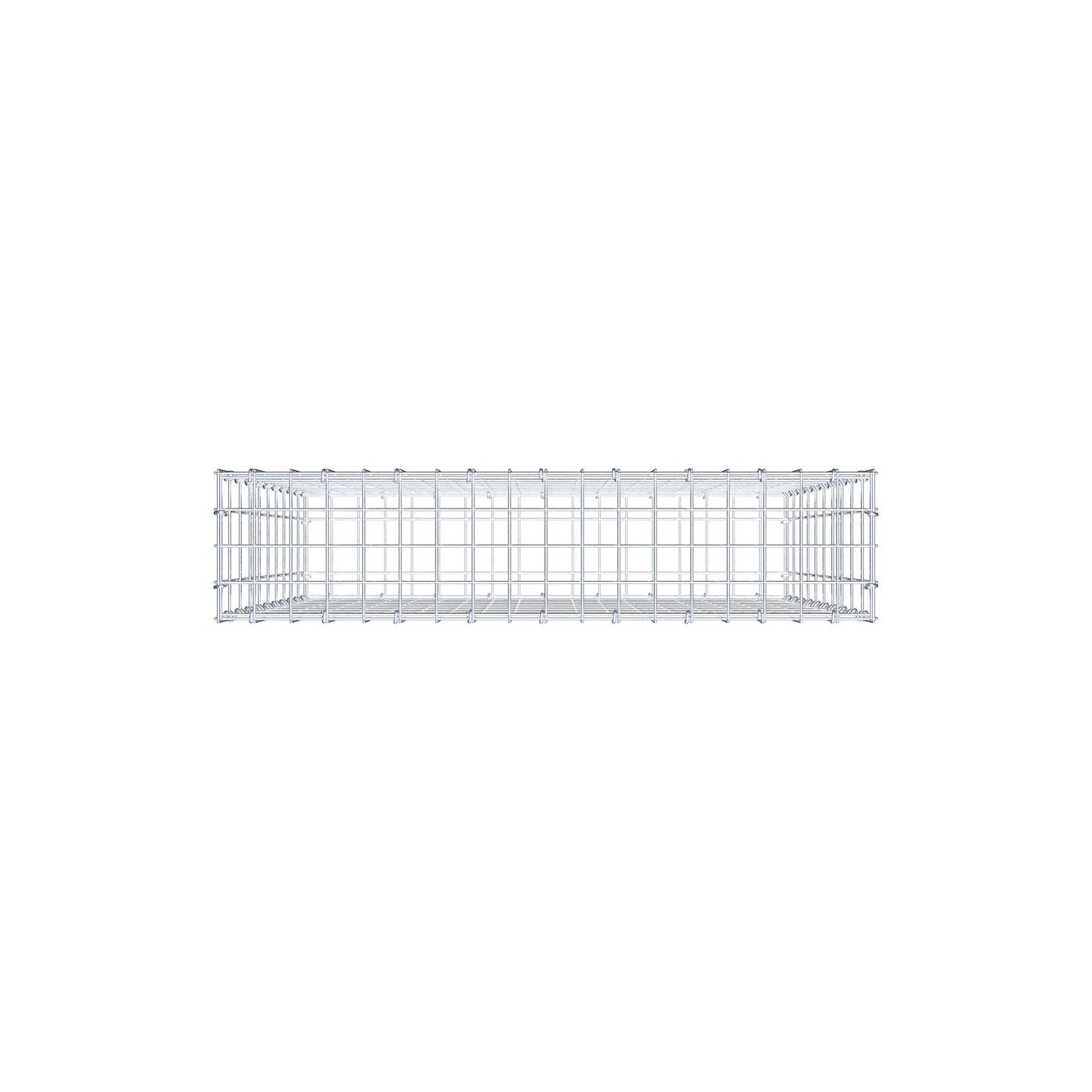 Schanskorf 100 cm x 90 cm x 20 cm (L x H x D), maaswijdte 5 cm x 10 cm, C-ring