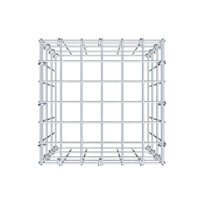 Anbaugabione Typ 3 30 cm x 30 cm x 30 cm (L x H x T), Maschenweite 5 cm x 10 cm, C-Ring
