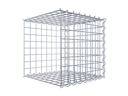 Anbaugabione Typ 2 40 cm x 40 cm x 40 cm (L x H x T), Maschenweite 5 cm x 5 cm, Spirale
