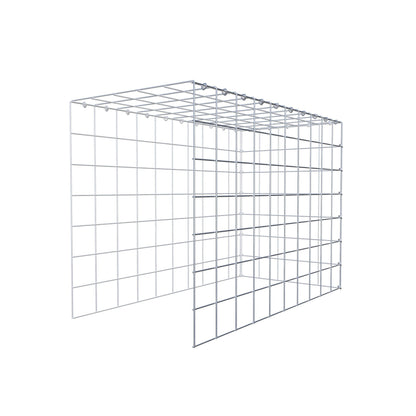 Opzetpaal type 4 100 cm x 70 cm x 50 cm (L x H x D), maaswijdte 10 cm x 10 cm, C-ring