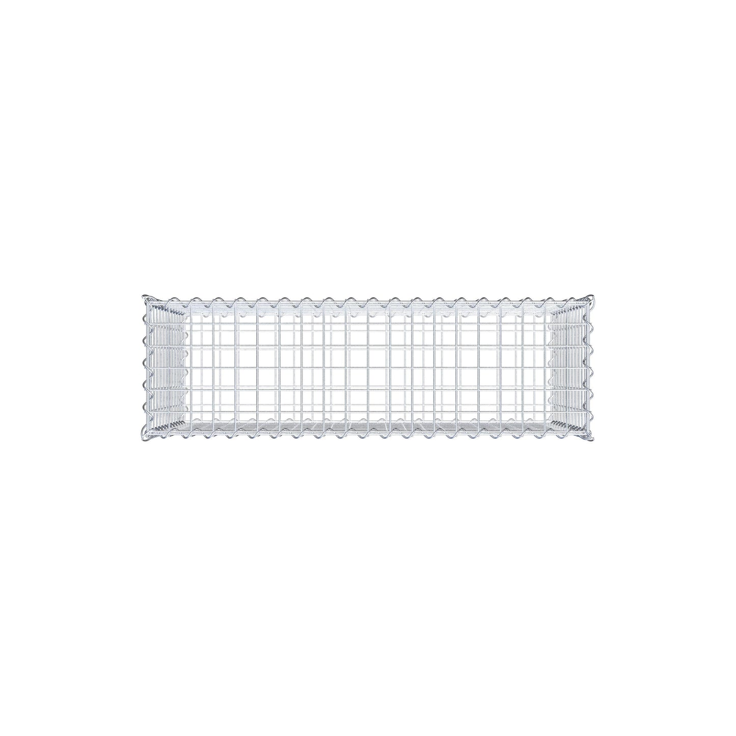 Gabbione 100 cm x 60 cm x 30 cm (L x H x P), maglia 5 cm x 5 cm, spirale
