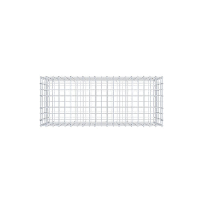 Schanskorf 100 cm x 50 cm x 40 cm (L x H x D), maaswijdte 5 cm x 10 cm, C-ring