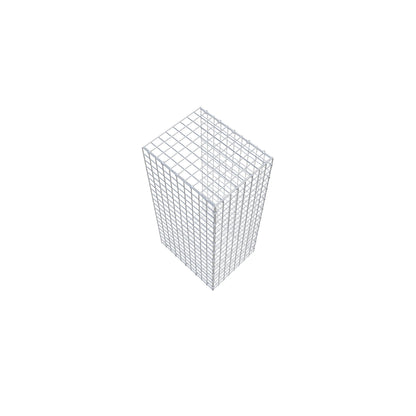 Fourche rapportée type 2 100 cm x 50 cm x 40 cm (L x H x P), mailles 5 cm x 5 cm, anneau C