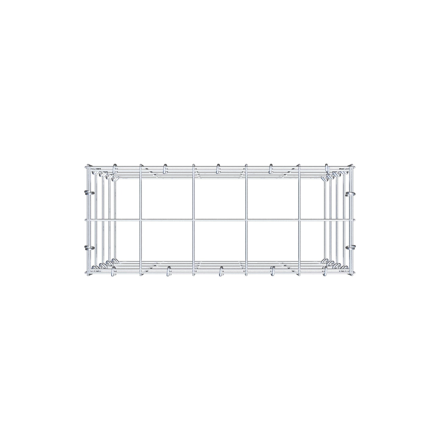 Toegevoegde pool type 3 50 cm x 40 cm x 20 cm (L x H x D), maaswijdte 10 cm x 10 cm, C-ring