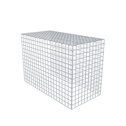 Opzetpaal type 4 100 cm x 70 cm x 50 cm (L x H x D), maaswijdte 5 cm x 5 cm, C-ring