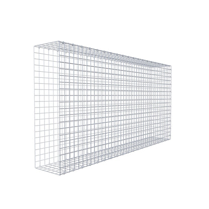Bevestigbare schanskorf type 2 200 cm x 100 cm x 30 cm (L x H x D), maaswijdte 5 cm x 5 cm, C-ring