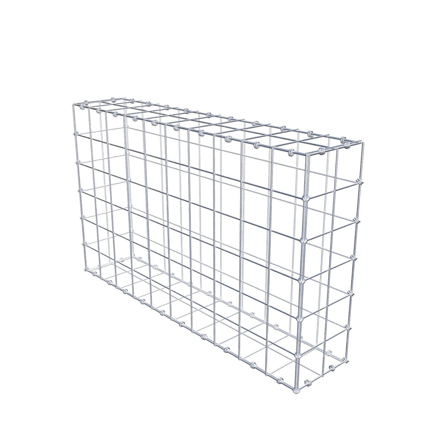 Schanskorf 100 cm x 60 cm x 20 cm (L x H x D), maaswijdte 10 x 10 cm, spiraalring