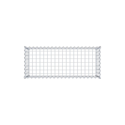 Add-on schanskorf type 3 100 cm x 40 cm x 40 cm (L x H x D), maaswijdte 5 cm x 10 cm, spiraalvormig
