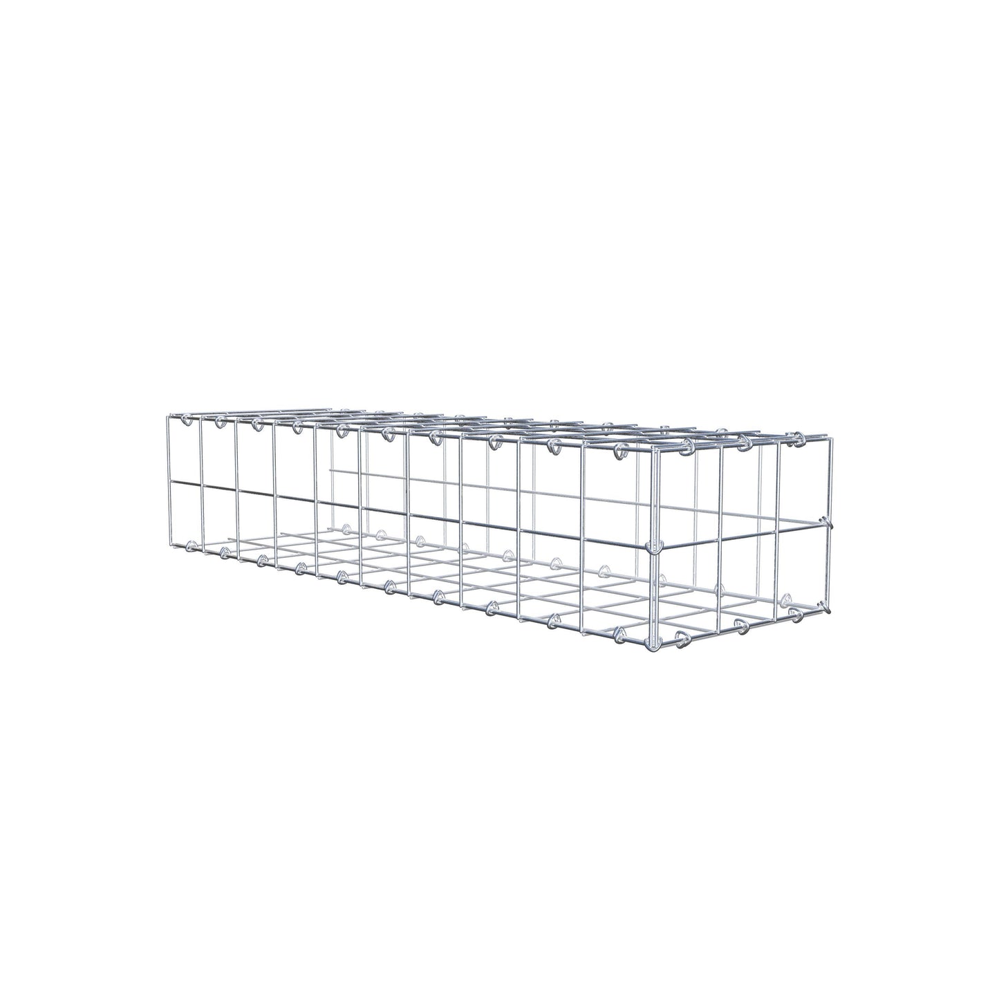 Gabbione aggiuntivo di tipo 2 100 cm x 20 cm x 30 cm (L x A x P), maglia 10 cm x 10 cm, anello a C
