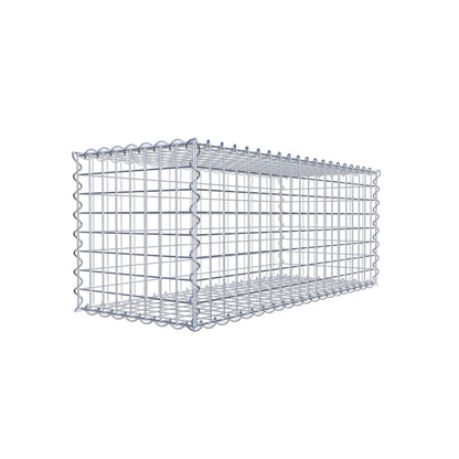 Set van 2 schanskorven 100 cm x 40 cm x 40 cm (L x H x D), maaswijdte 5 x 5 cm, spiraalvormig