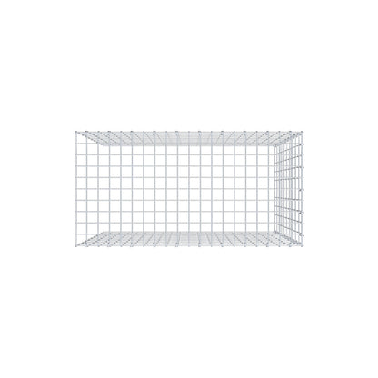 Monteret gabion type 4 100 cm x 100 cm x 50 cm (L x H x D), maskestørrelse 5 cm x 10 cm, C-ring